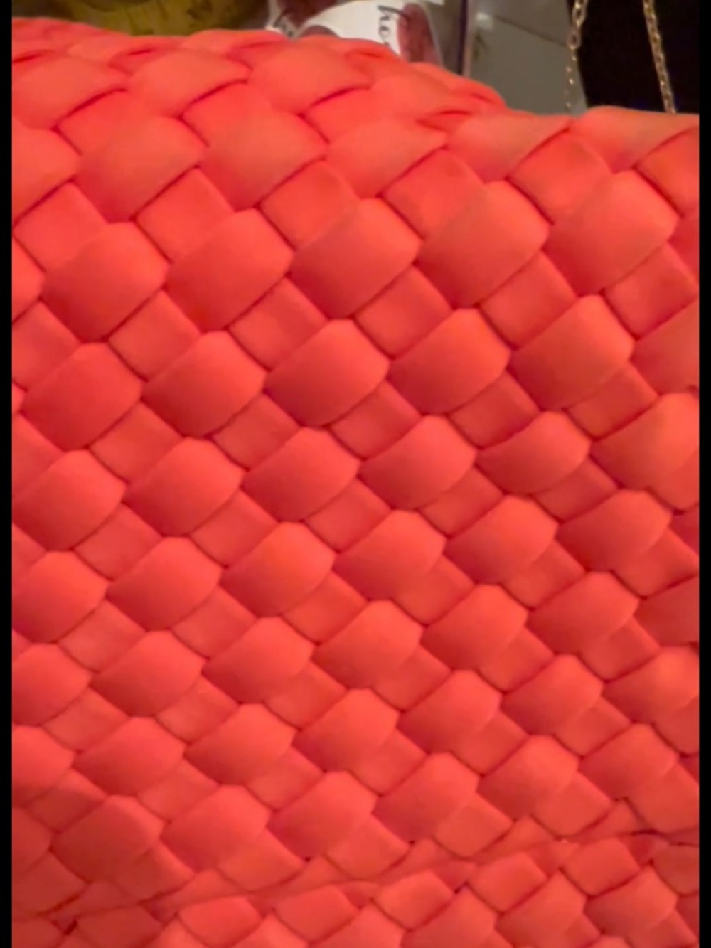 Naghedi Orange Woven Tote - Picture 13 of 13